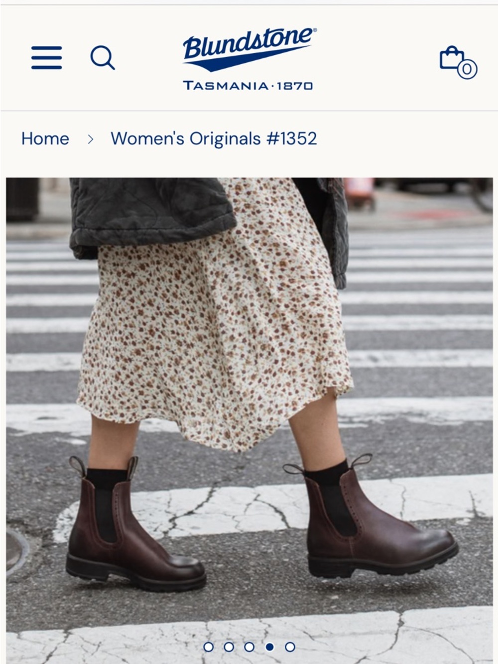 New Blundstone 1352 NIB Chelsea Ankle Boots Shiraz Burgundy 4.5 5.5 7.5 - Picture 5 of 7